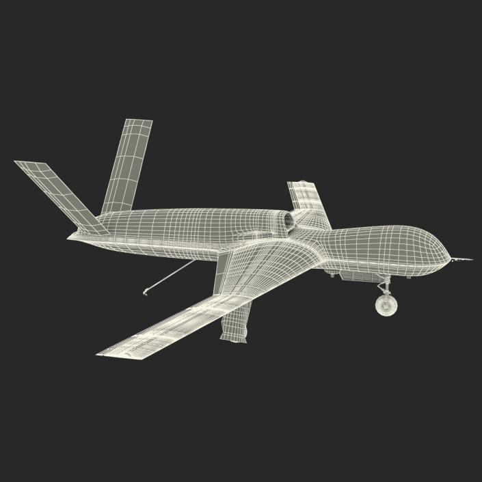 General Atomics Avenger UAV Rigged 3D model