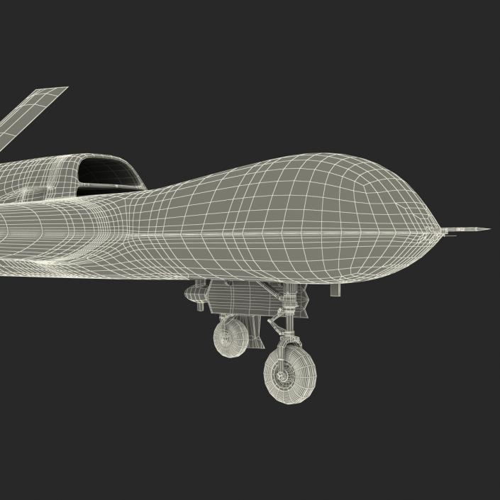 General Atomics Avenger UAV Rigged 3D model