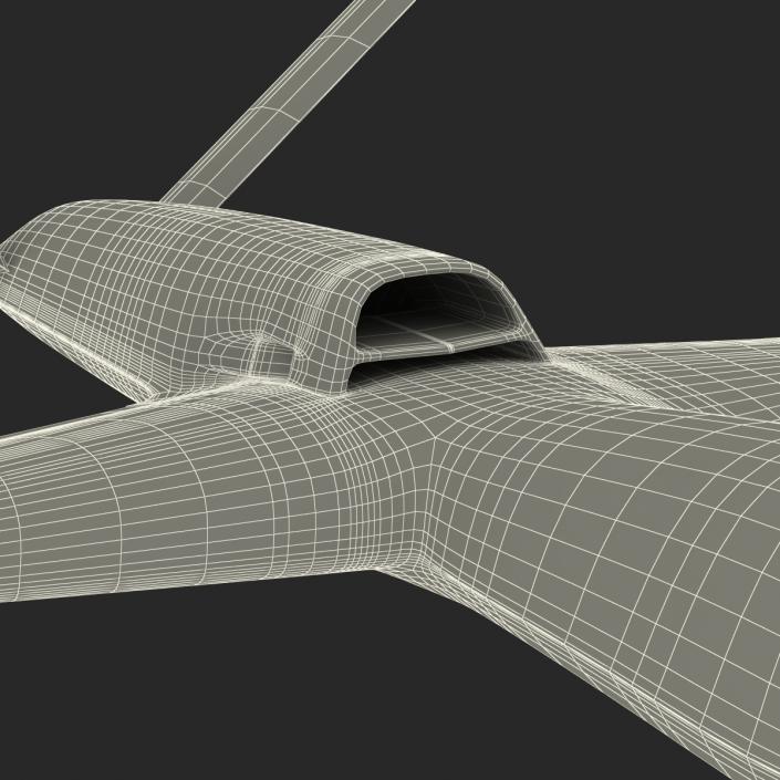 General Atomics Avenger UAV Rigged 3D model