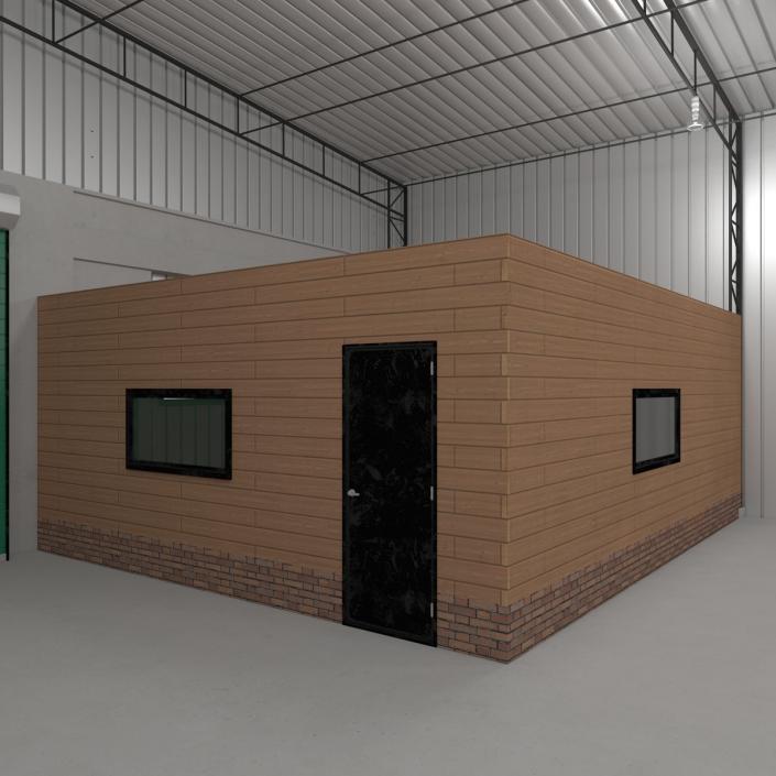 3D Warehouse Building 2 Green