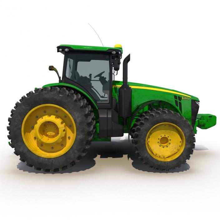 Tractor John Deere 8RT 3D