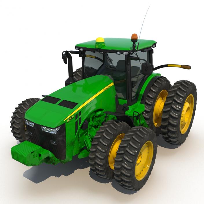 Tractor John Deere 8RT 3D