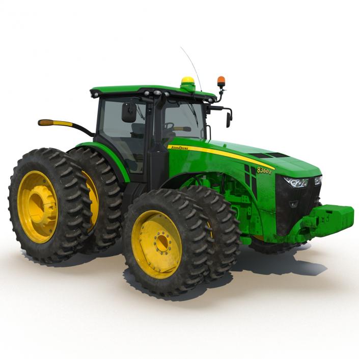 Tractor John Deere 8RT 3D