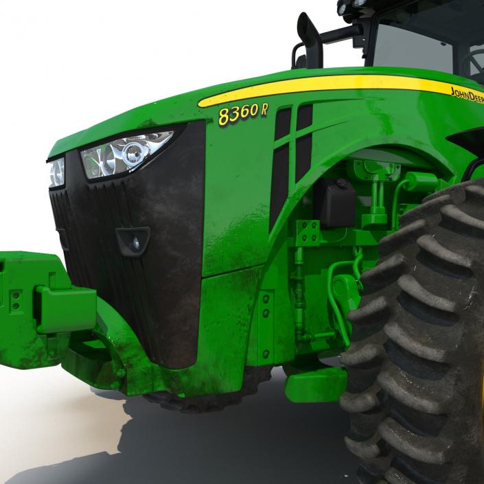 Tractor John Deere 8RT 3D