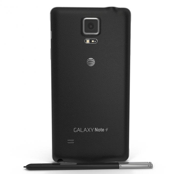 Samsung Galaxy Note 4 Black 3D