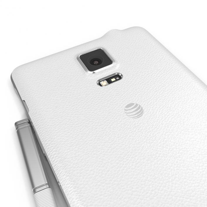 Samsung Galaxy Note 4 White 3D