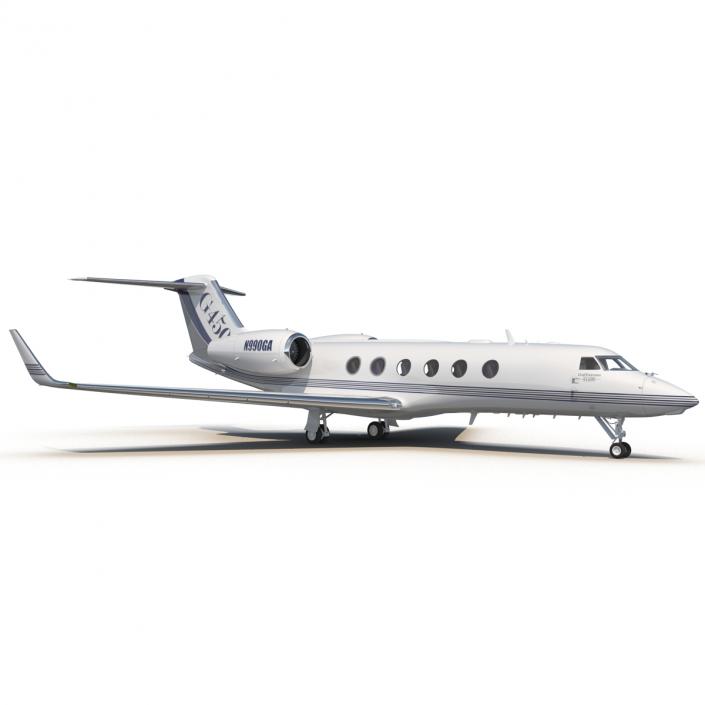 Gulfstream G450 Rigged 3D