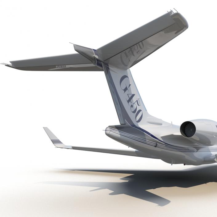 Gulfstream G450 Rigged 3D