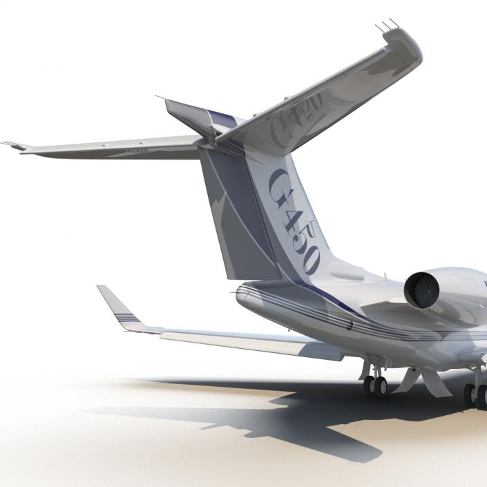 Gulfstream G450 Rigged 3D