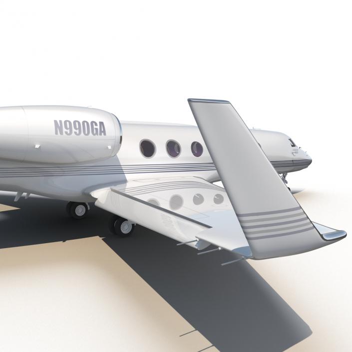 Gulfstream G450 Rigged 3D