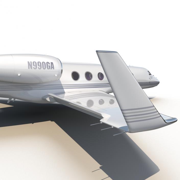 Gulfstream G450 Rigged 3D