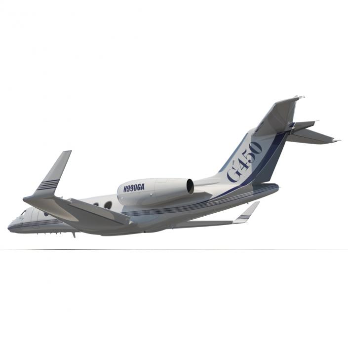 Gulfstream G450 Rigged 3D