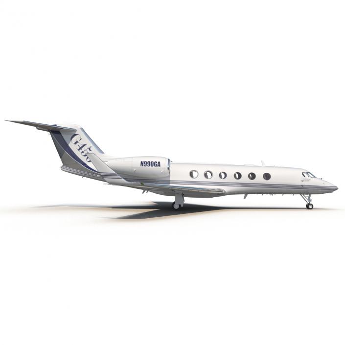 Gulfstream G450 Rigged 3D