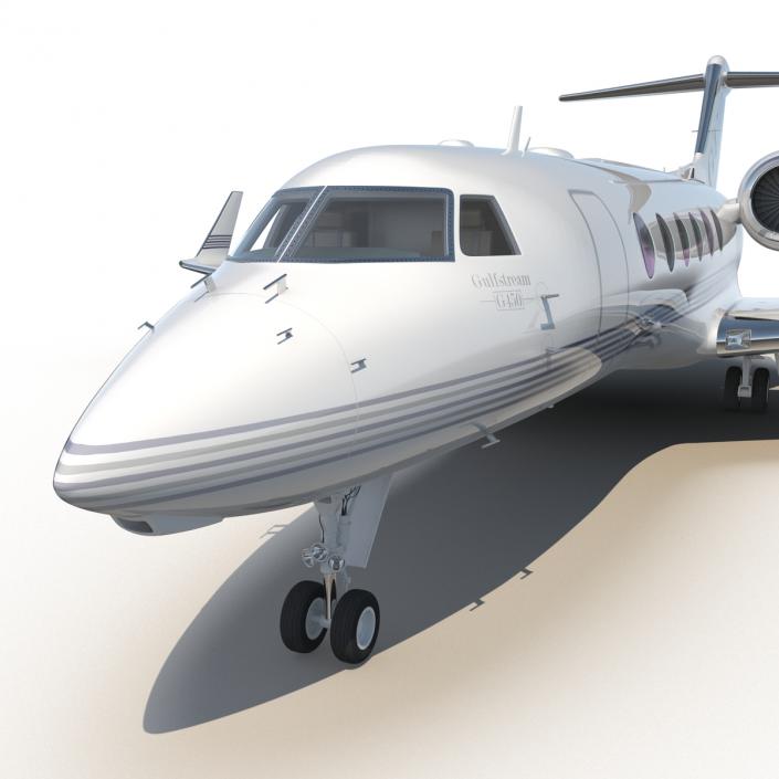 Gulfstream G450 Rigged 3D