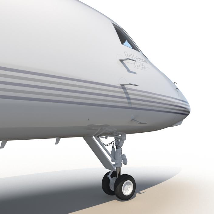 Gulfstream G450 Rigged 3D