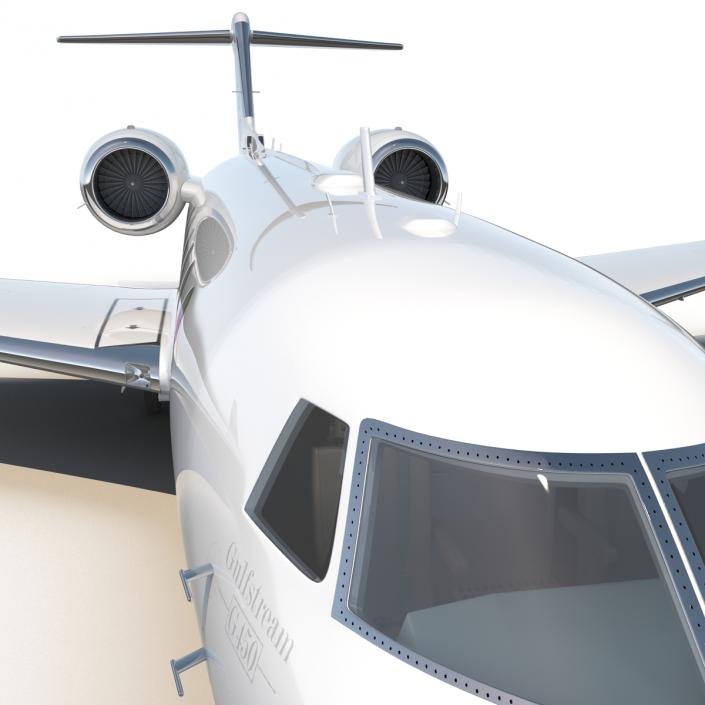 Gulfstream G450 Rigged 3D