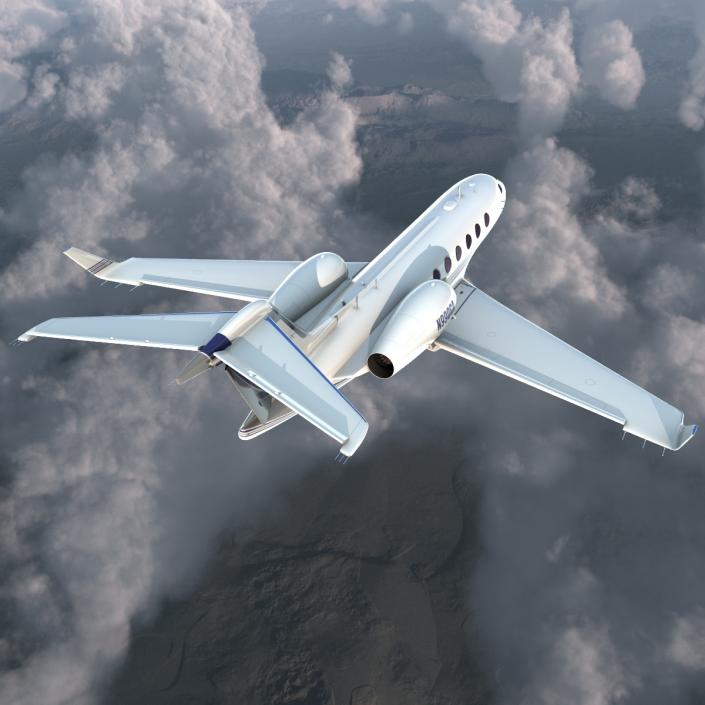 Gulfstream G450 Rigged 3D