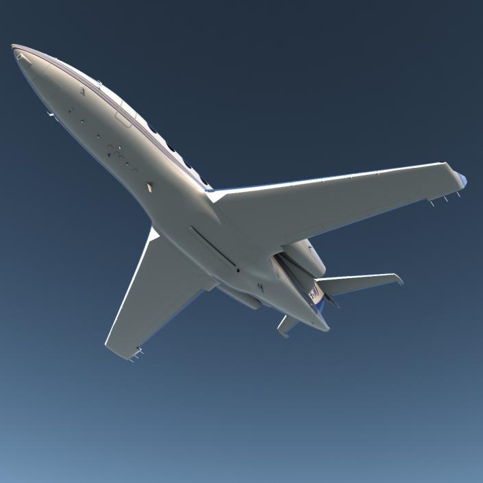 Gulfstream G450 Rigged 3D