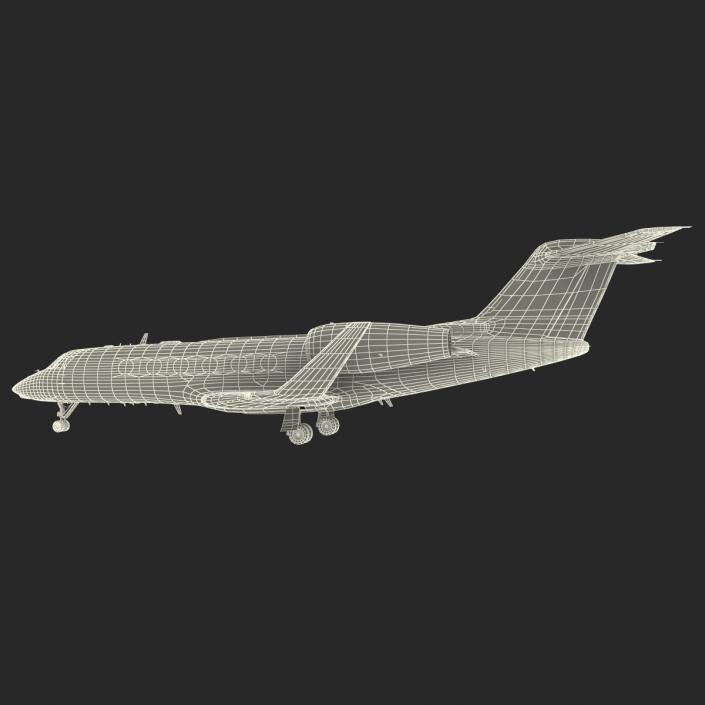 Gulfstream G450 Rigged 3D