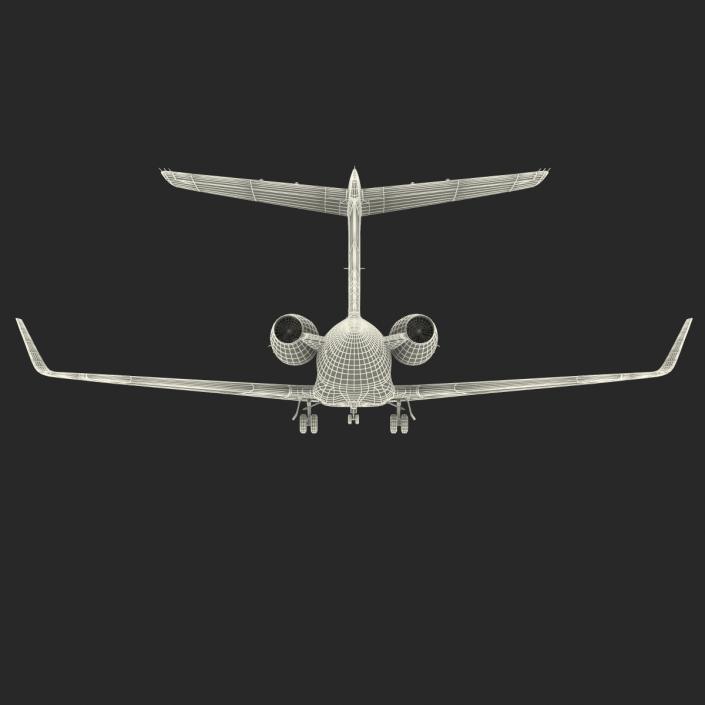 Gulfstream G450 Rigged 3D