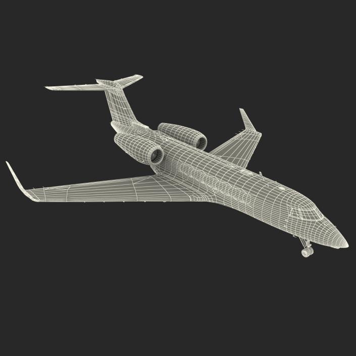 Gulfstream G450 Rigged 3D