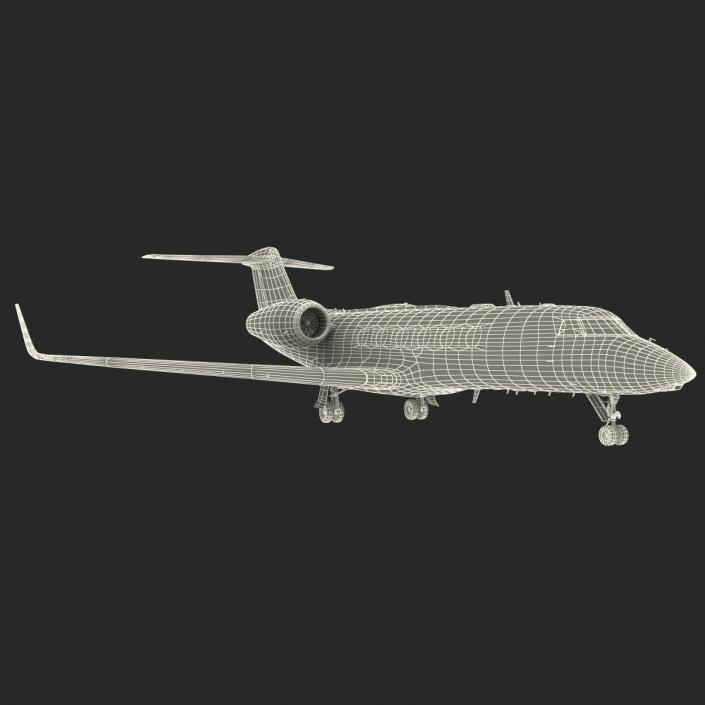 Gulfstream G450 Rigged 3D