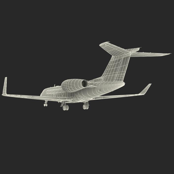 Gulfstream G450 Rigged 3D