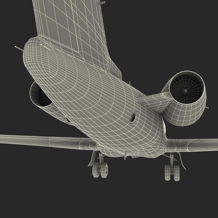 Gulfstream G450 Rigged 3D