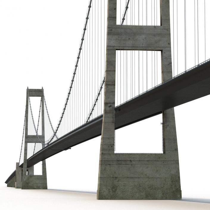 3D Great Belt Fixed Link Bridge model