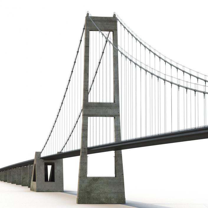 3D Great Belt Fixed Link Bridge model