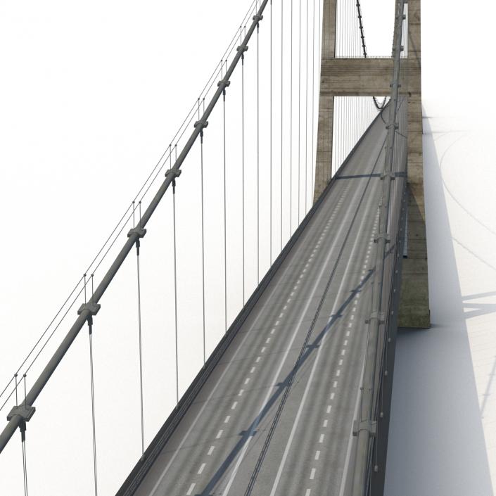 3D Great Belt Fixed Link Bridge model