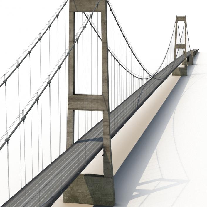 3D Great Belt Fixed Link Bridge model