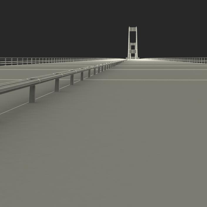 3D Great Belt Fixed Link Bridge model