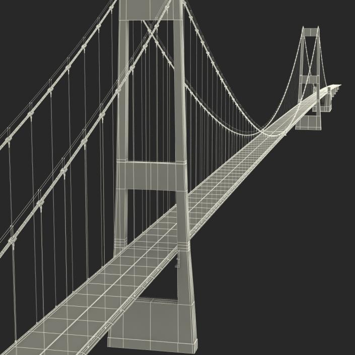 3D Great Belt Fixed Link Bridge model