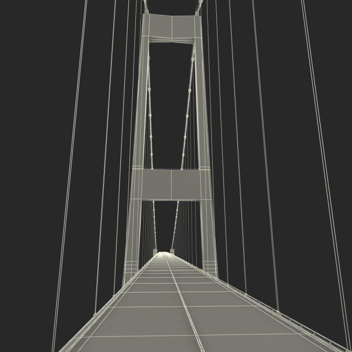 3D Great Belt Fixed Link Bridge model