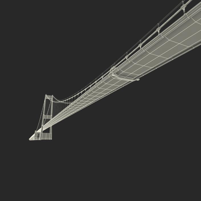 3D Great Belt Fixed Link Bridge model