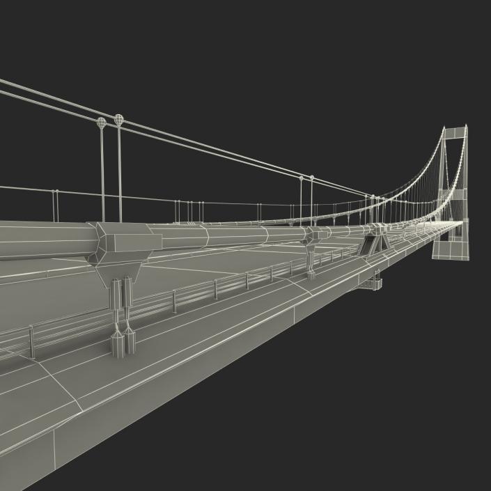 3D Great Belt Fixed Link Bridge model