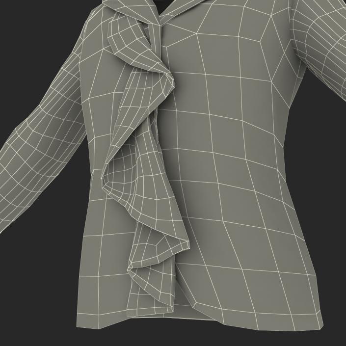 Women Suit Jacket 3 3D model