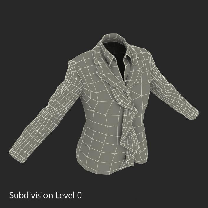 Women Suit Jacket 2 3D model