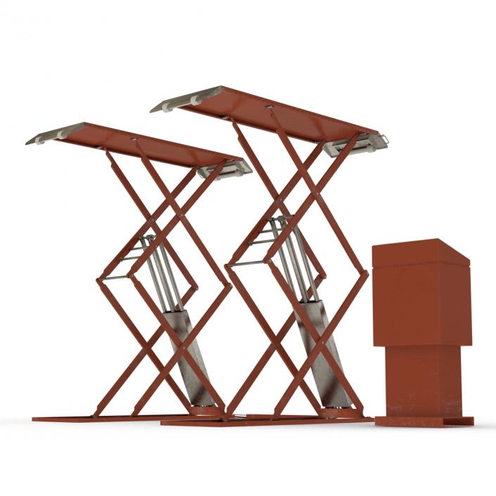 3D Automotive Scissor Lift Generic