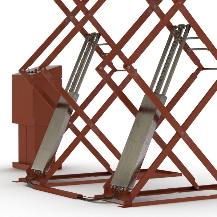 3D Automotive Scissor Lift Generic