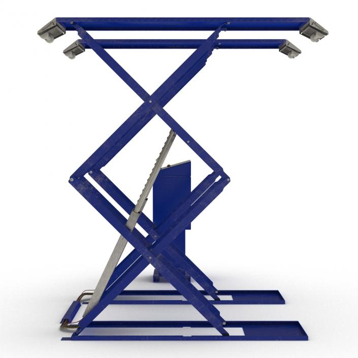 3D Automotive Scissor Lift model