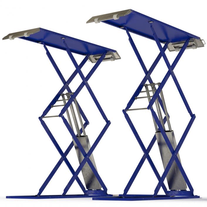 3D Automotive Scissor Lift model