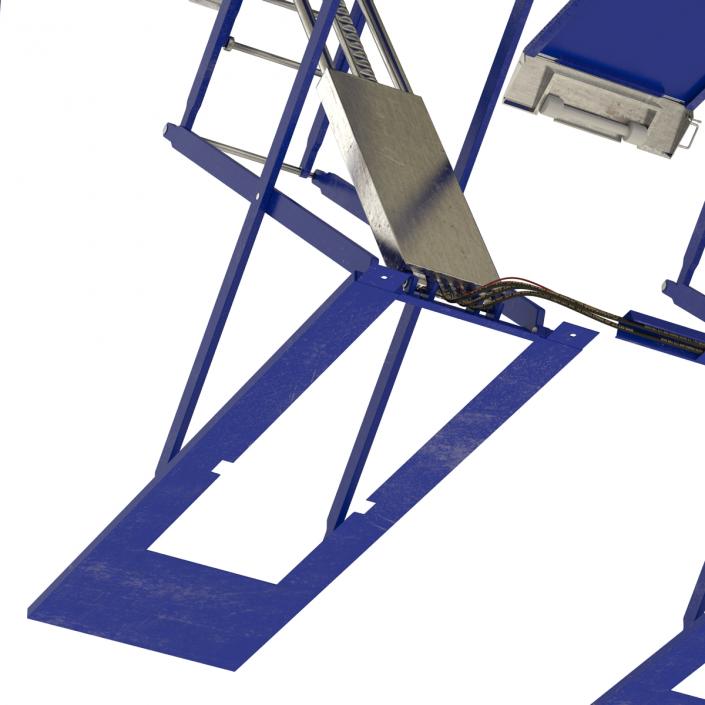 3D Automotive Scissor Lift model