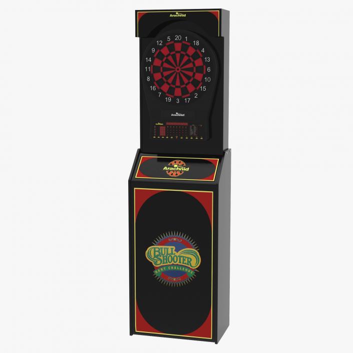 3D Electronic Dartboard Machine model