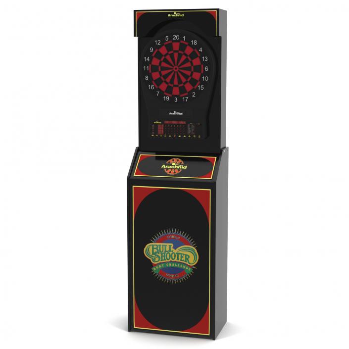 3D Electronic Dartboard Machine model