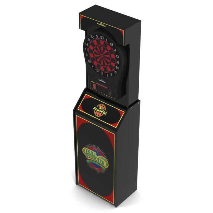 3D Electronic Dartboard Machine model