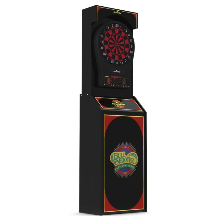 3D Electronic Dartboard Machine model