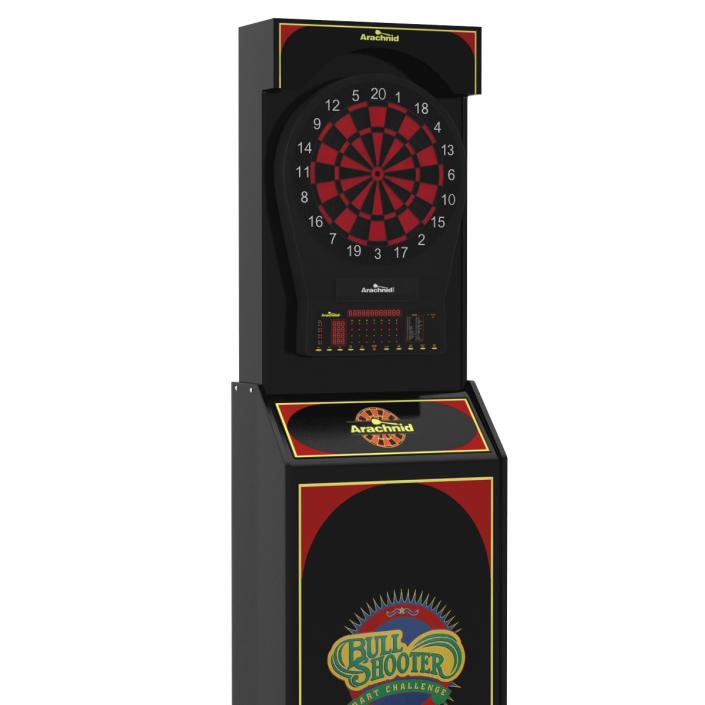 3D Electronic Dartboard Machine model