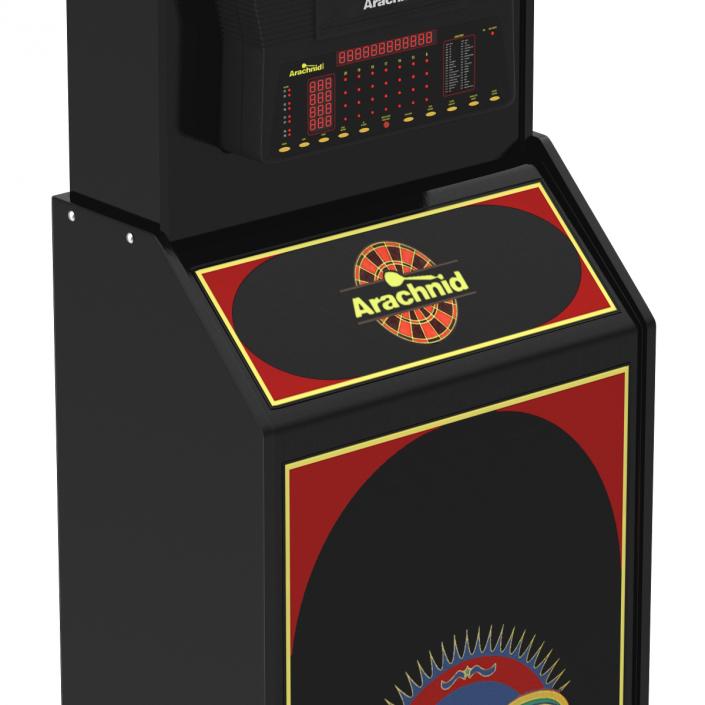 3D Electronic Dartboard Machine model